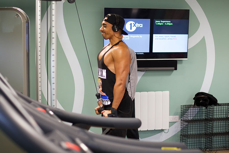 One of our residents makes use of the state-of-the-art fitness suite at The Green