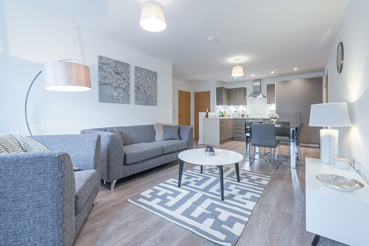 Our homes to rent feature generous open plan spaces