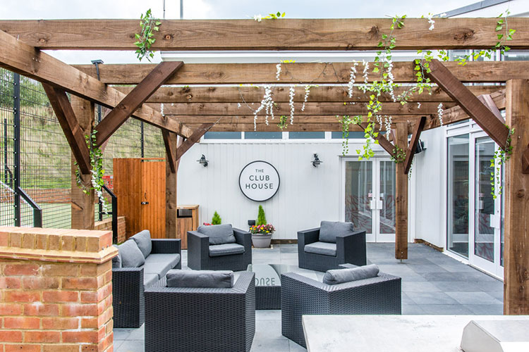 Communal spaces – like our outdoor terrace area – help create a real sense of community